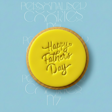Load image into Gallery viewer, Happy Fathers Day Cookies (Bulk Box 50)