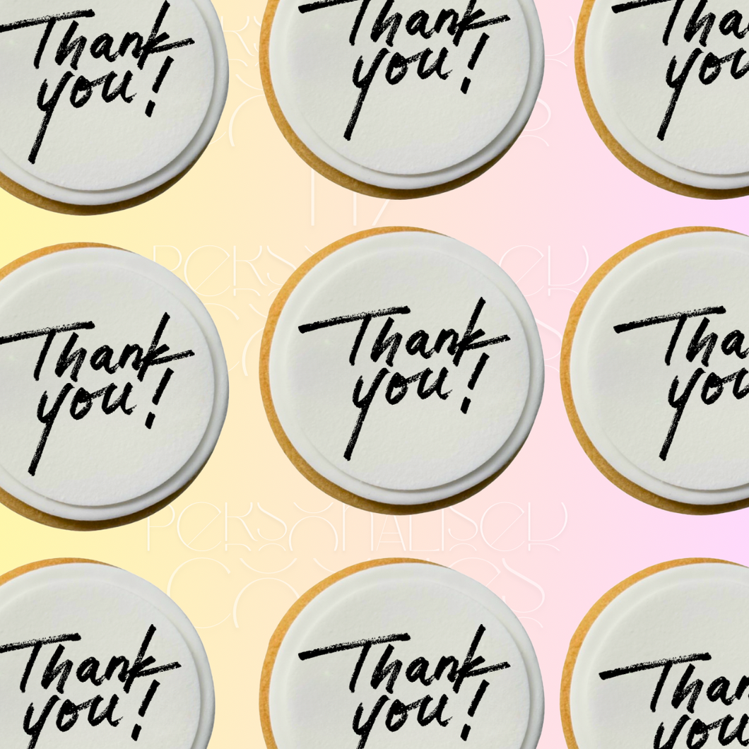 Thank You Cookies Box 50