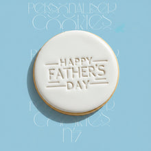 Load image into Gallery viewer, Happy Fathers Day Cookies (Bulk Box 50)