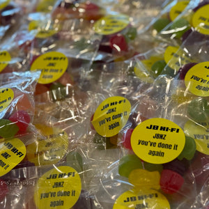 Custom Branded Vegan Lolly Favours