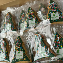 Load image into Gallery viewer, Branded Christmas Tree Cookie - Box 50