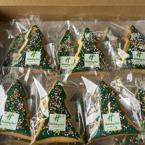 Branded Christmas Tree Cookie - Box 50