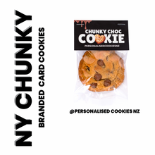 Load image into Gallery viewer, NY Chunky Cookie WITH CUSTOM CARD TOPPER - 50